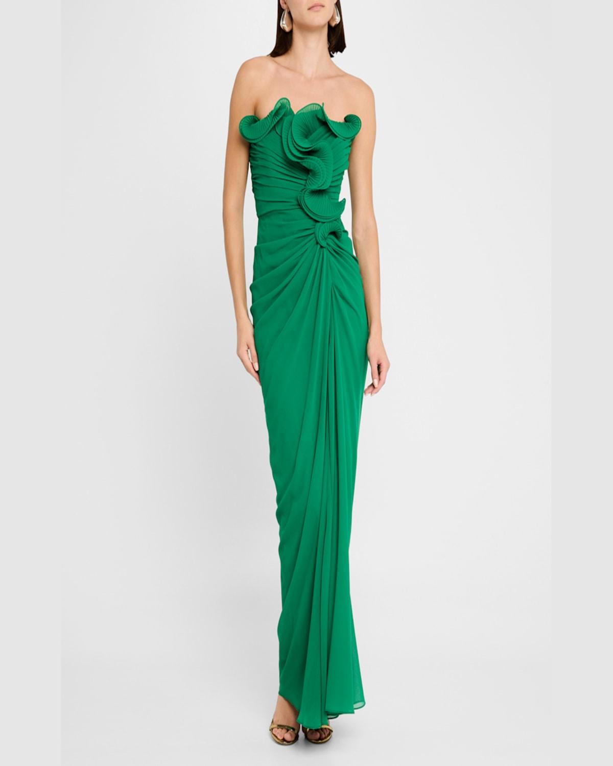 Badgley mischka emerald gown 2025