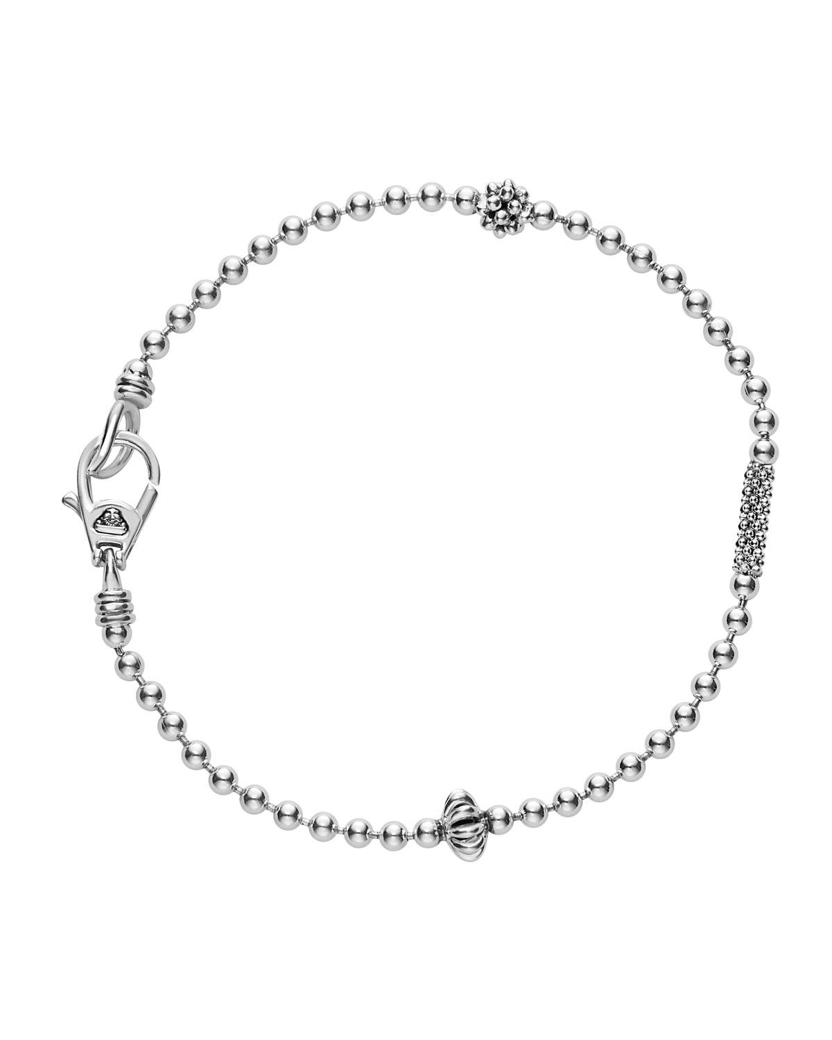 Lagos 2 5mm Icon Sterling Silver Ball Chain Bracelet In Metallic Lyst Lagos 2 5mm Icon Sterling Silver Ball Chain Bracelet In Metallic Lyst