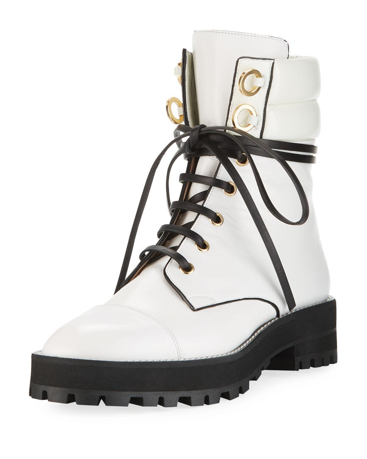 lexy leather combat boot