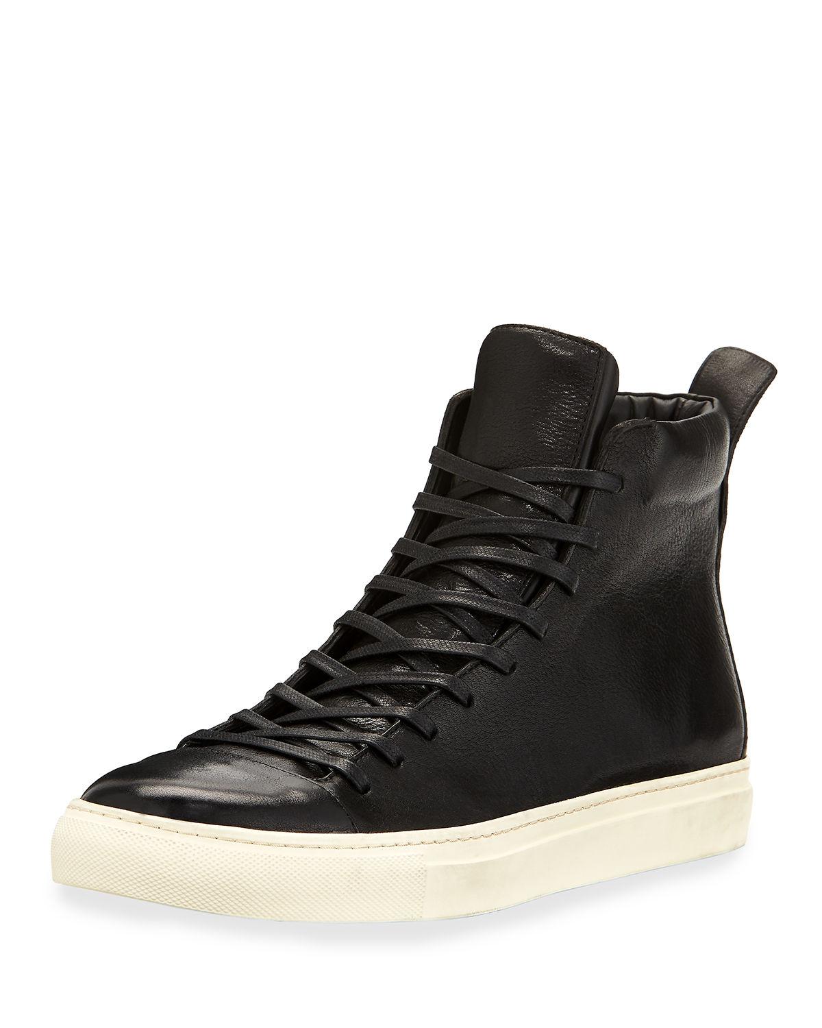 john varvatos reed mid top sneaker