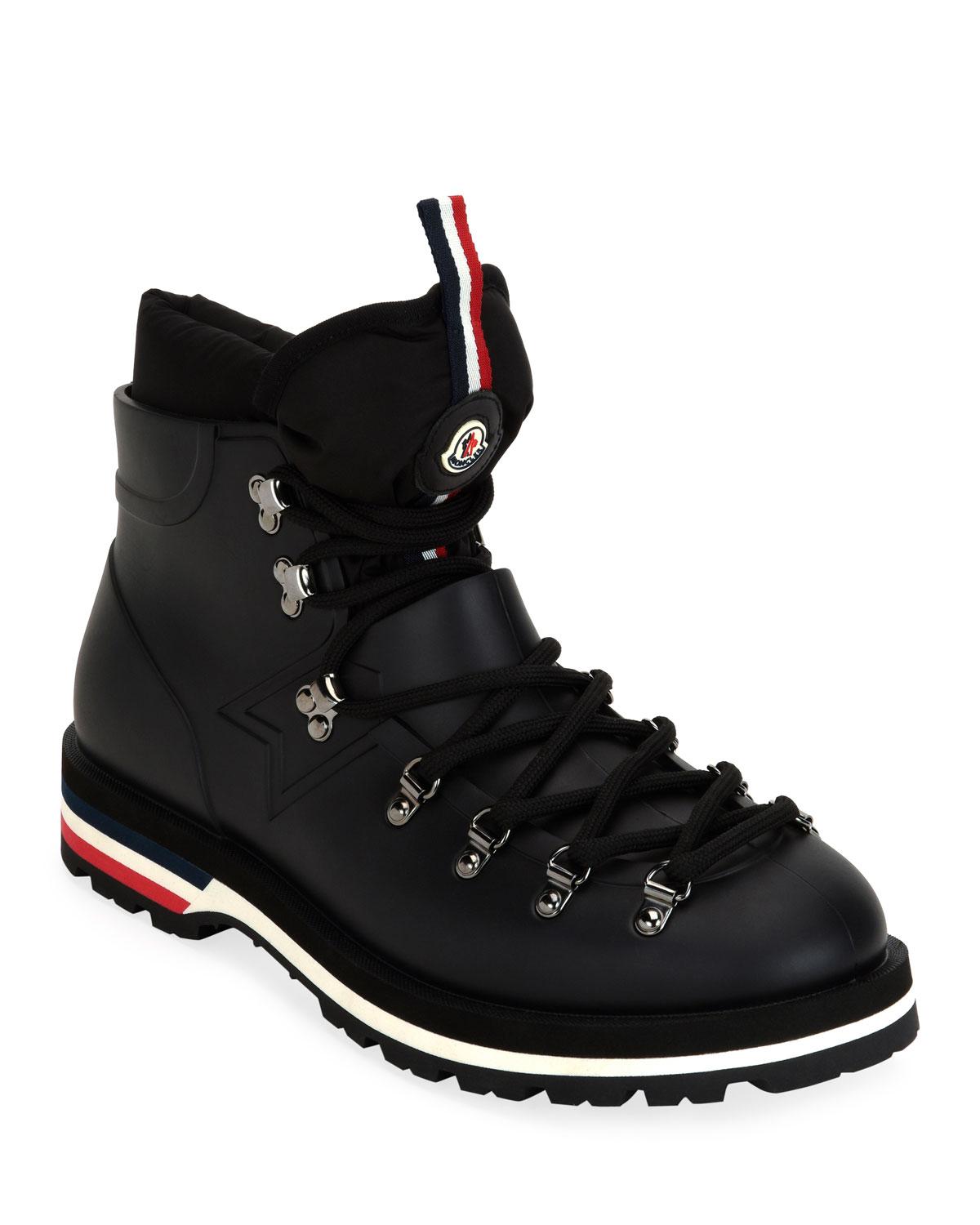 Moncler Synthetic Men's Henoc Waterresistant Hiking Boots in Black for