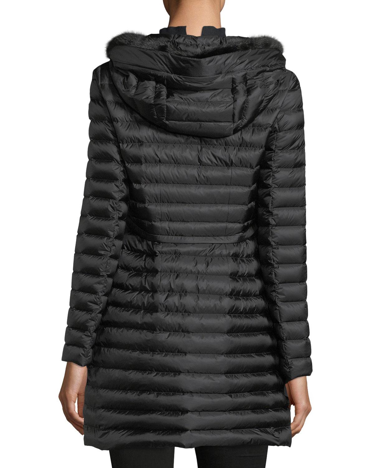 barbel hooded puffer coat