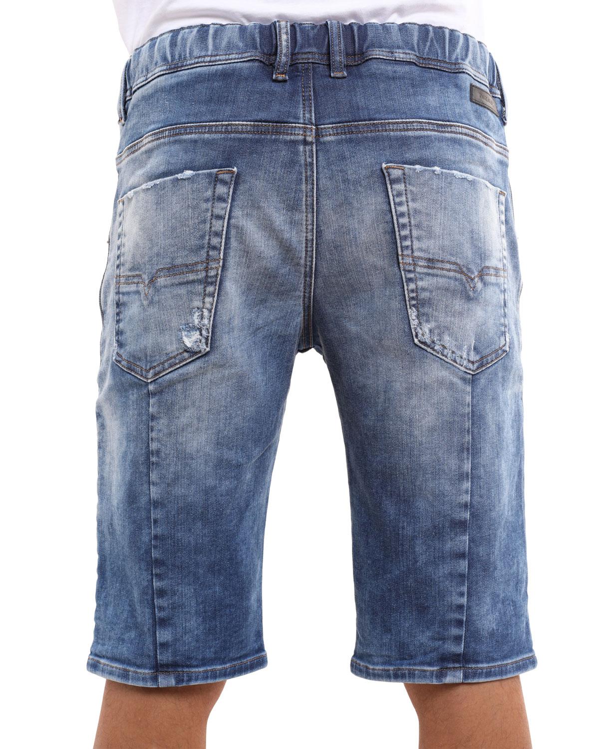 DIESEL Cotton Men's Kroo Drawstring-waist Shorts in Blue for Men - Lyst
