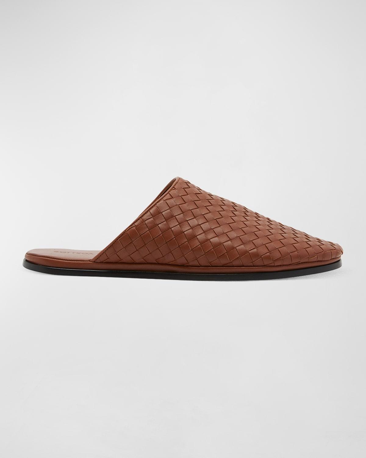 サンダル Bottega Veneta Chocolate Nappa Leather Slippers Bottega Veneta Nappa Leather Slippers | Harrods UK