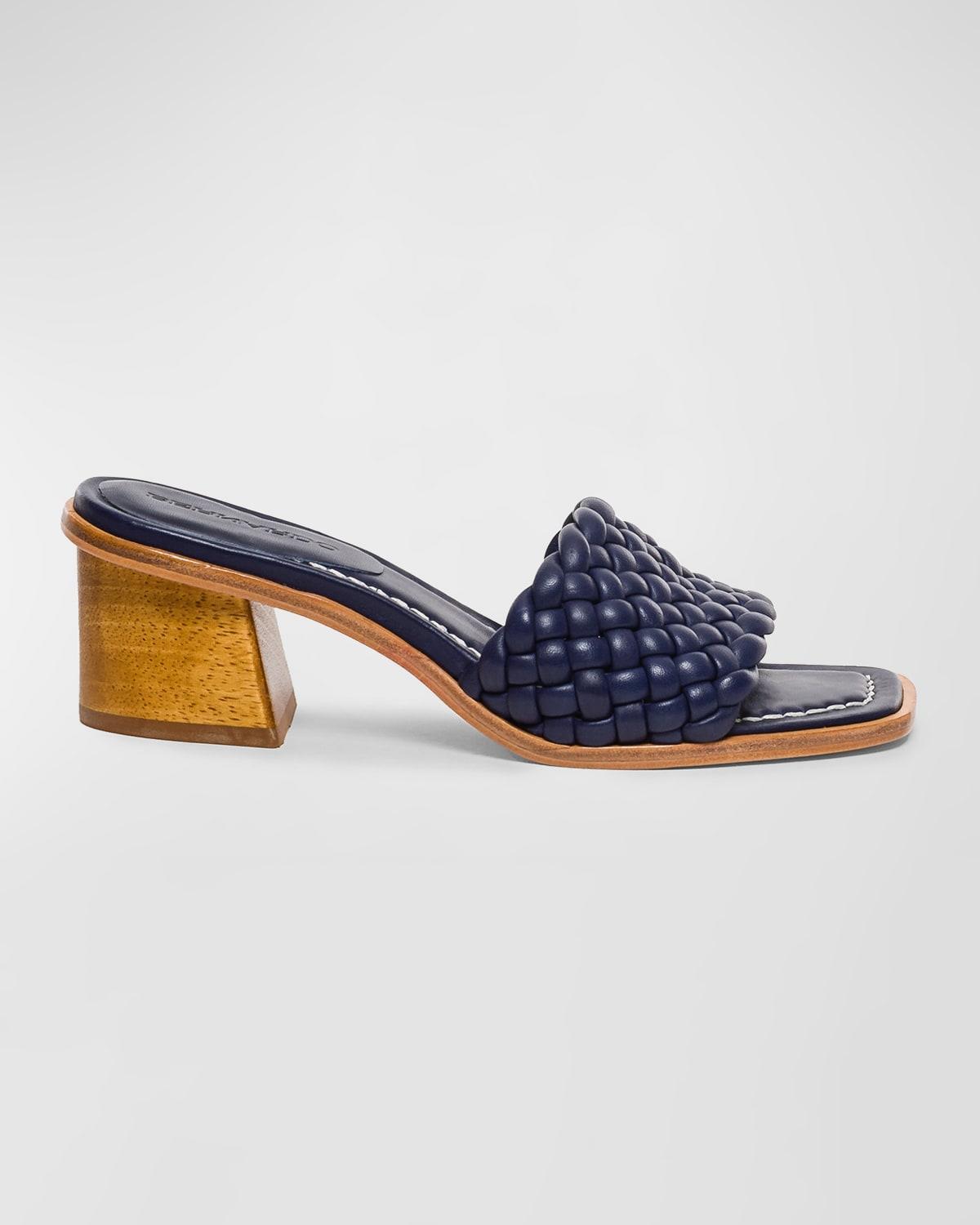 Bernardo Bethesda Woven Mule Sandals in Blue Lyst