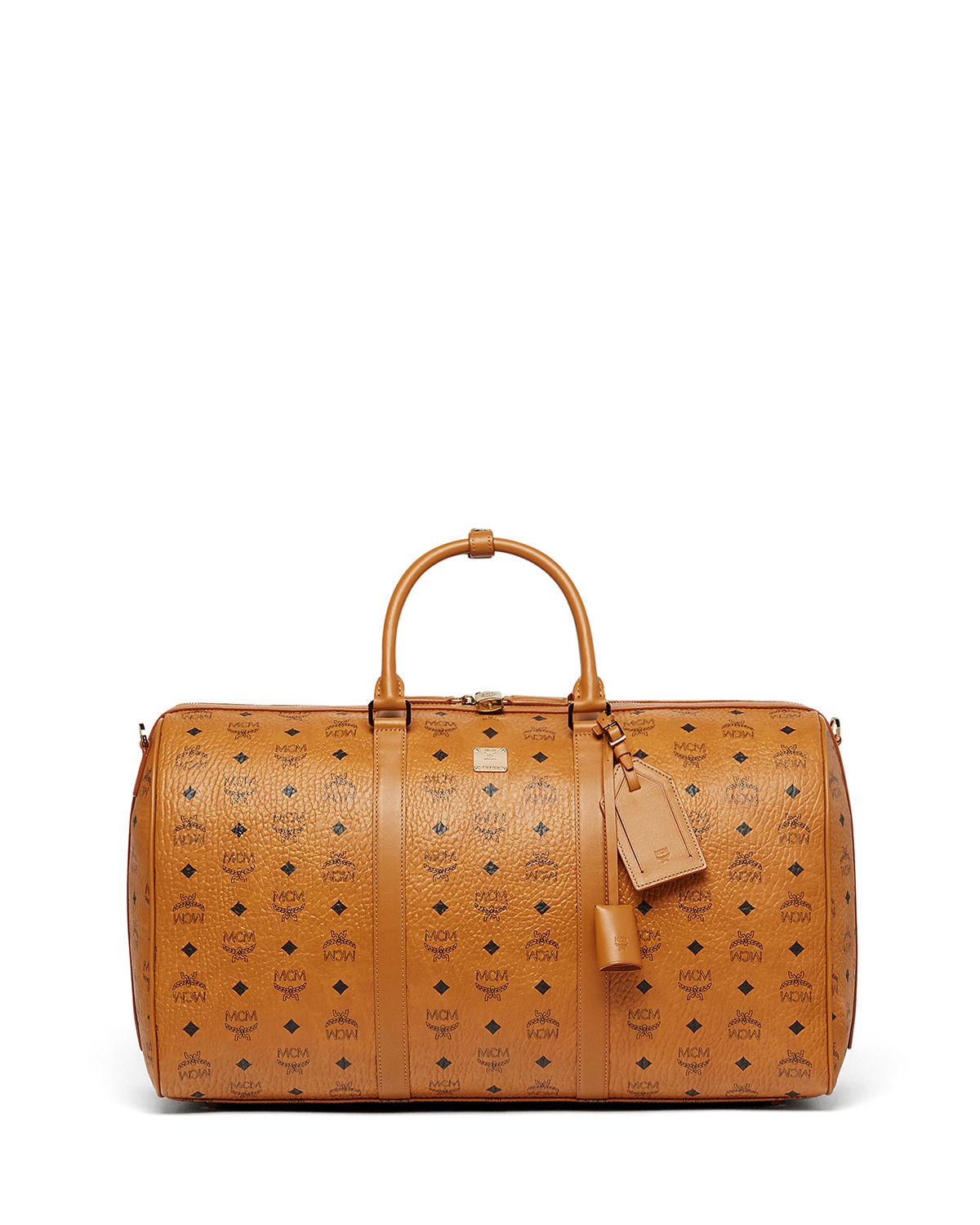 Blue Mcm Duffle Bag