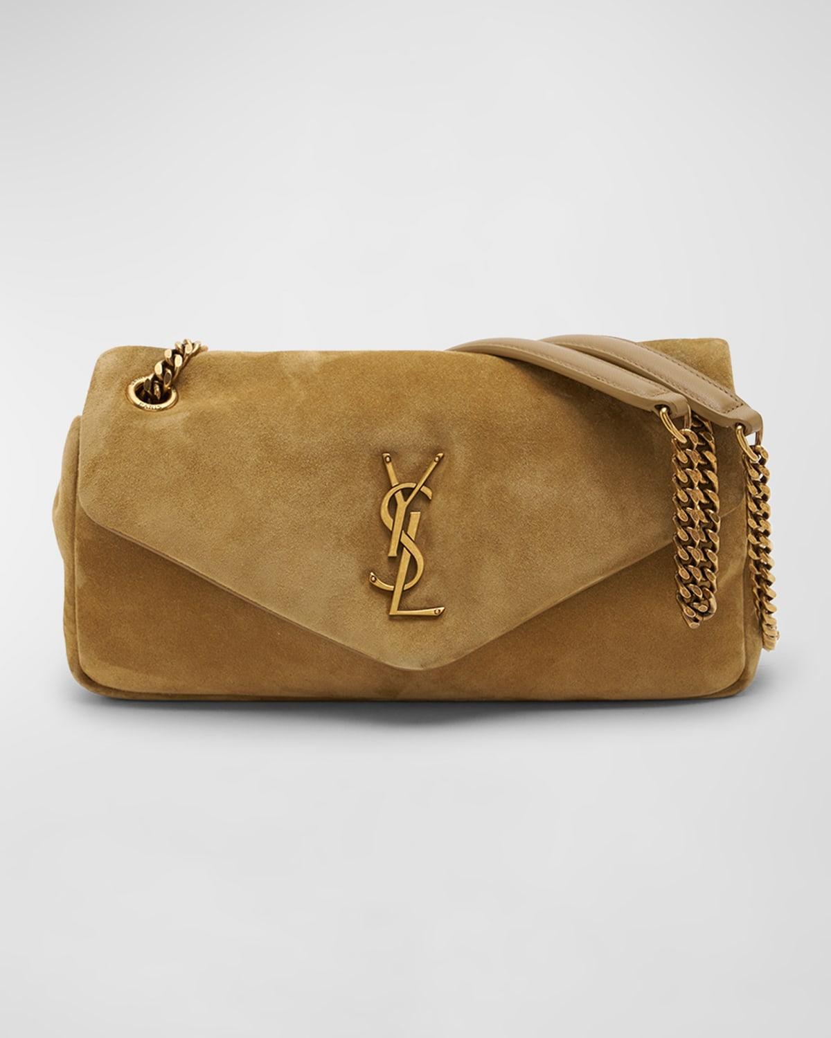 Saint Laurent Calypso Ysl Leather Chain Shoulder Bag