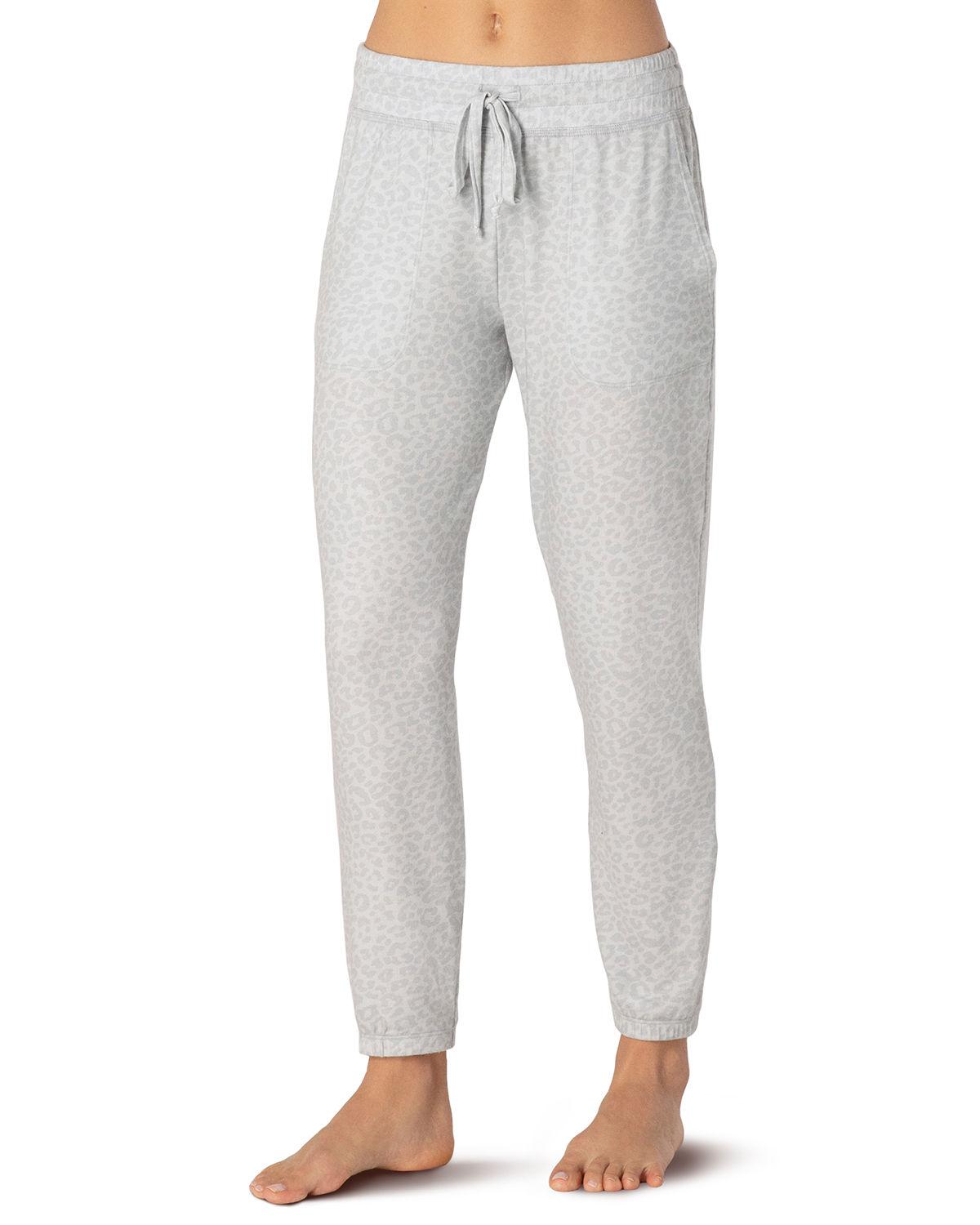 Beyond Yoga Synthetic Living Easy Printed Sweatpants in Gray Leopard ...