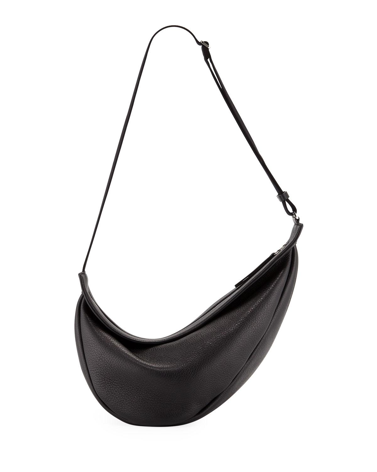 black slouch cross body bag