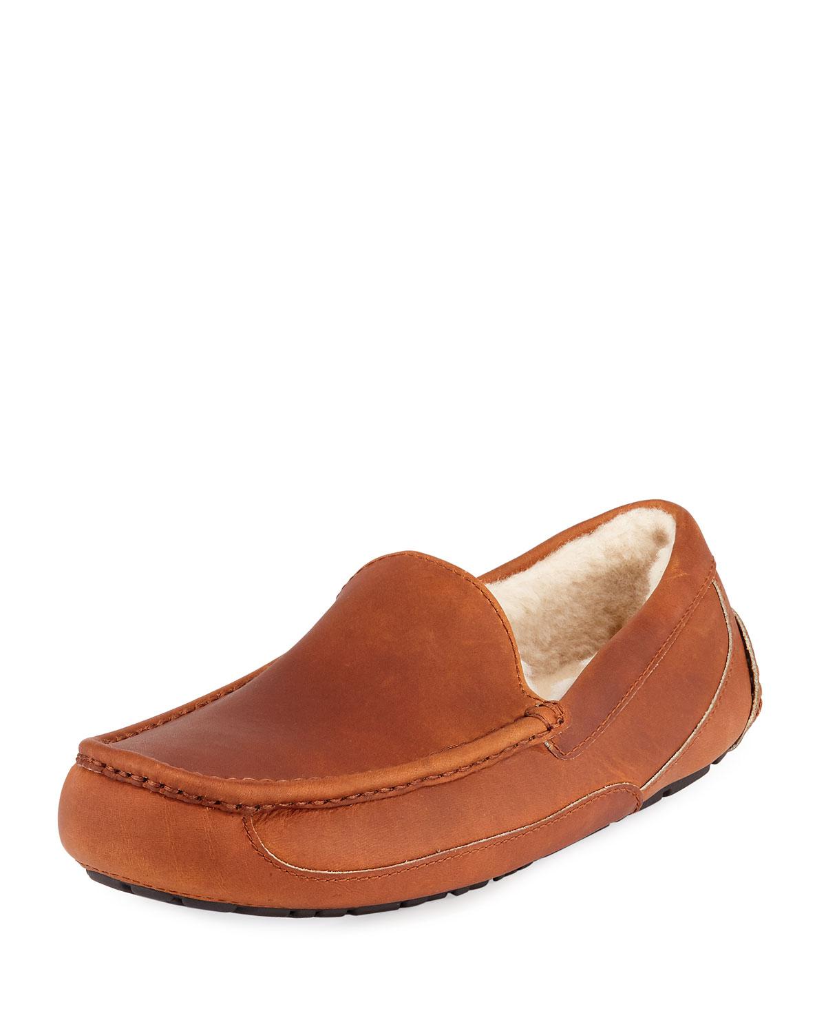 Ascot Pinnacle Horween Leather Slippers 