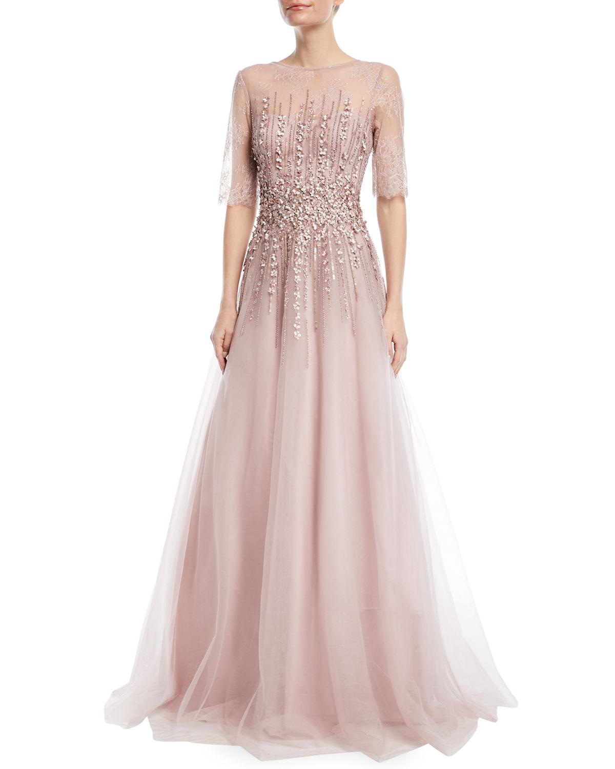 teri jon pink gown