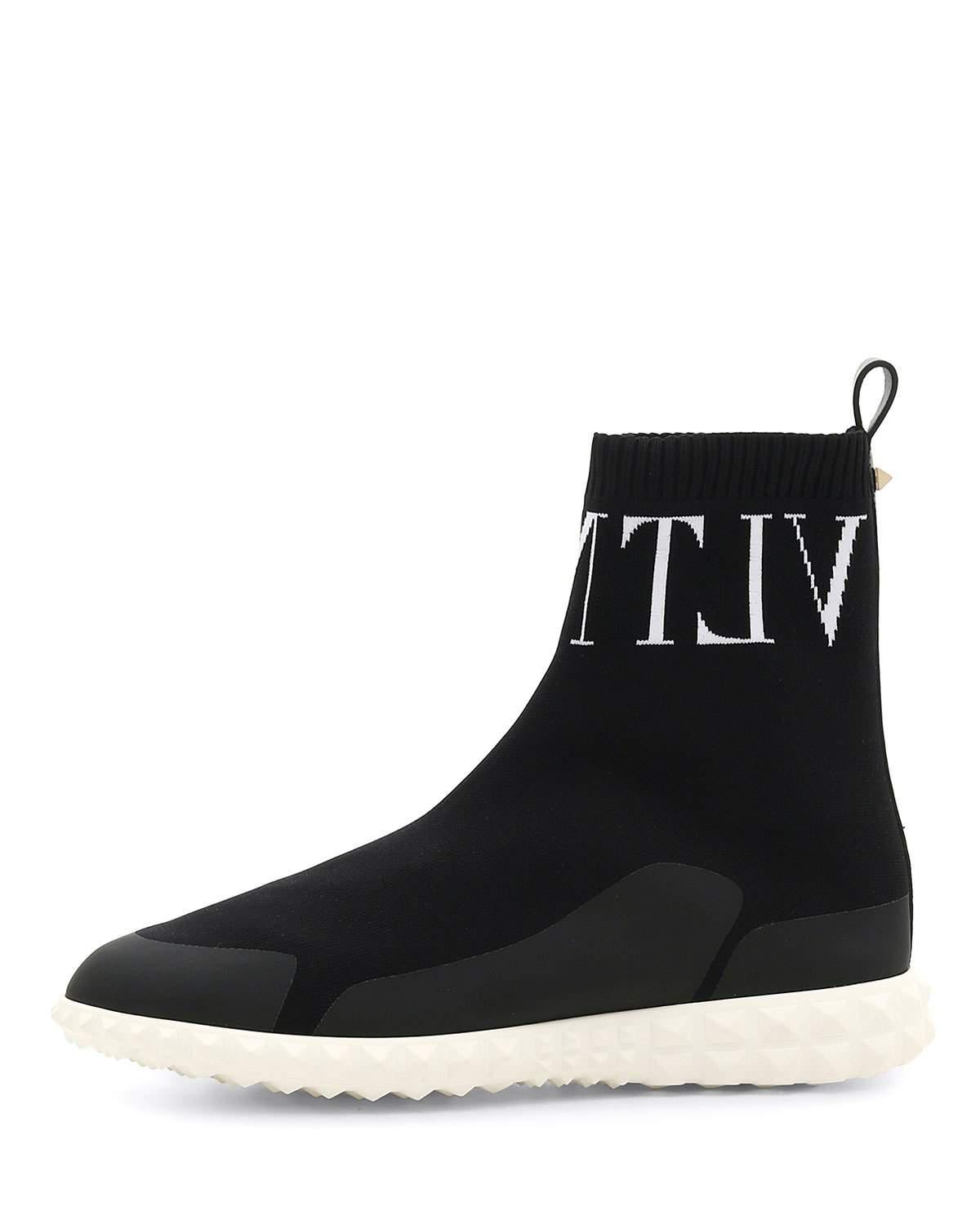 Valentino Synthetic Vltn Sock Trainers 