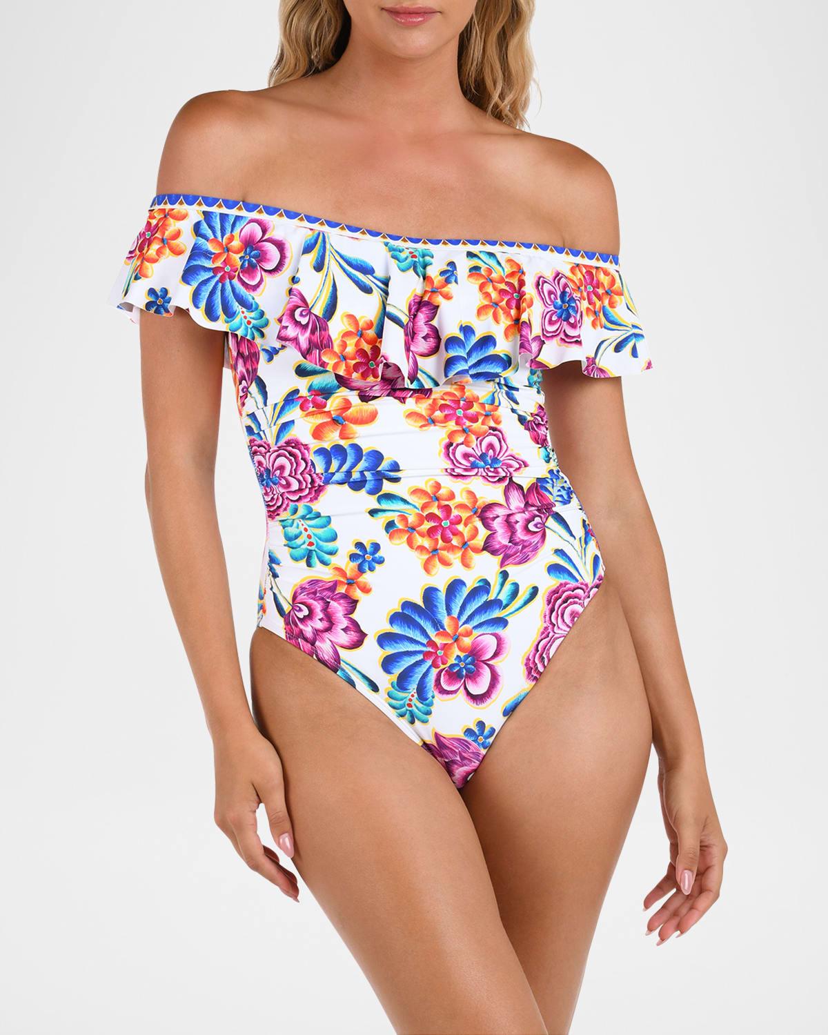 The Paradiso - Girls Ruffle One Piece with Tutu UPF 50+