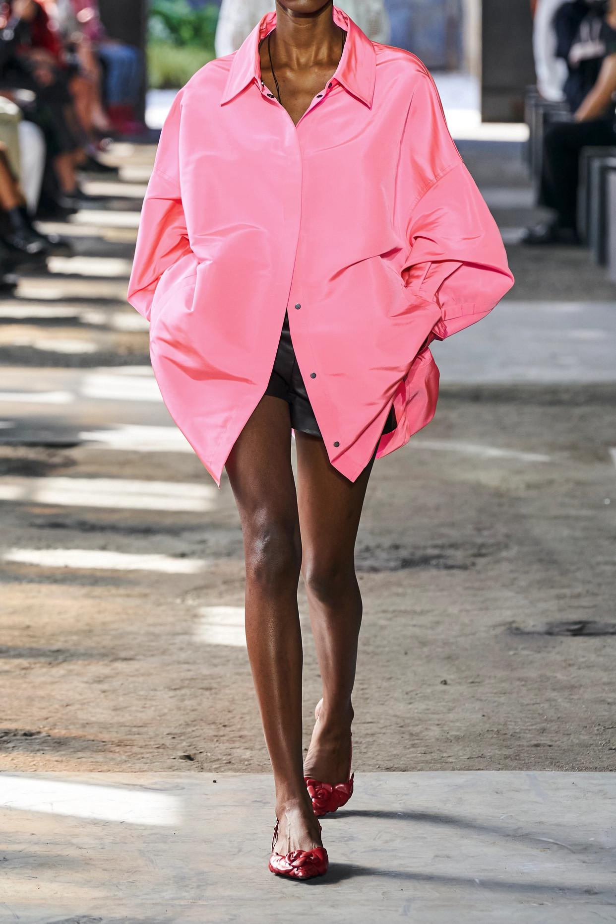 valentino oversized pink shirt