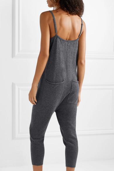 klæde Tahiti Lao HATCH The Onesie Merino Wool And Cashmere-blend Jumpsuit in Gray | Lyst