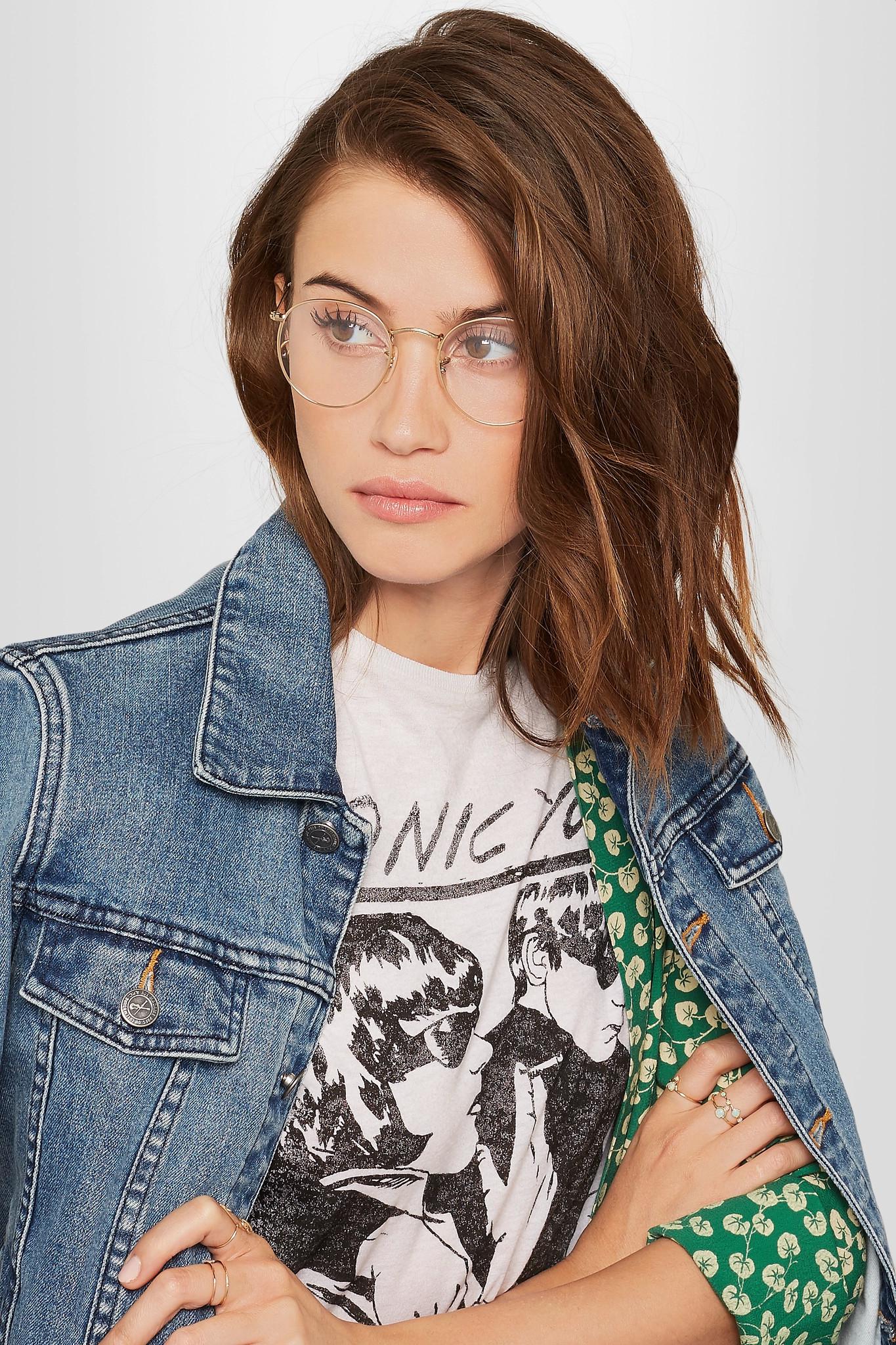 ray ban round optical