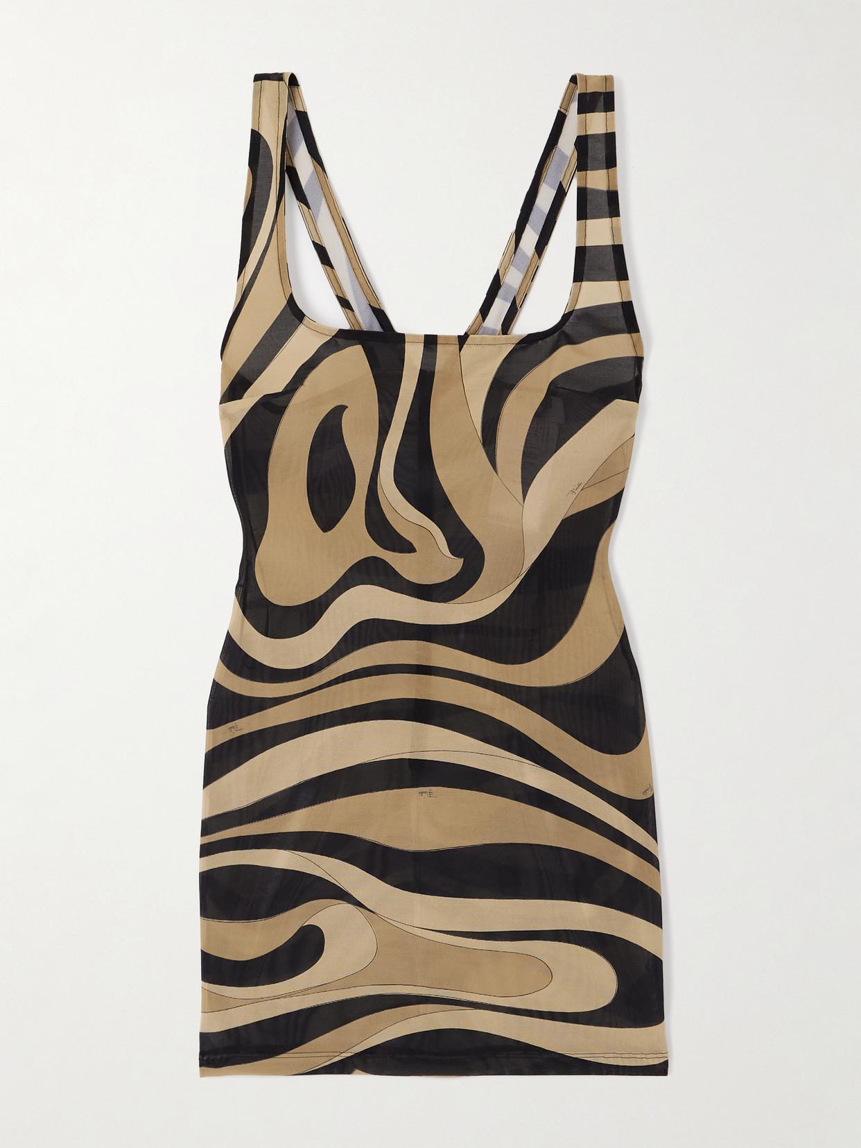 marmo print mini dress PUCCI Marmo printed jersey mini dress
