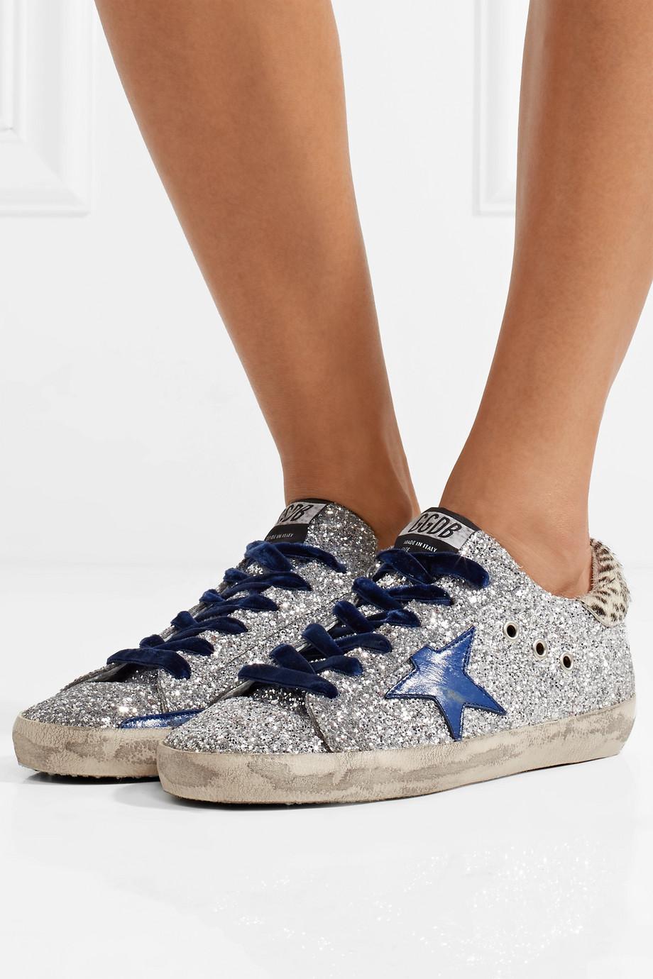 golden goose super star leather sneakers