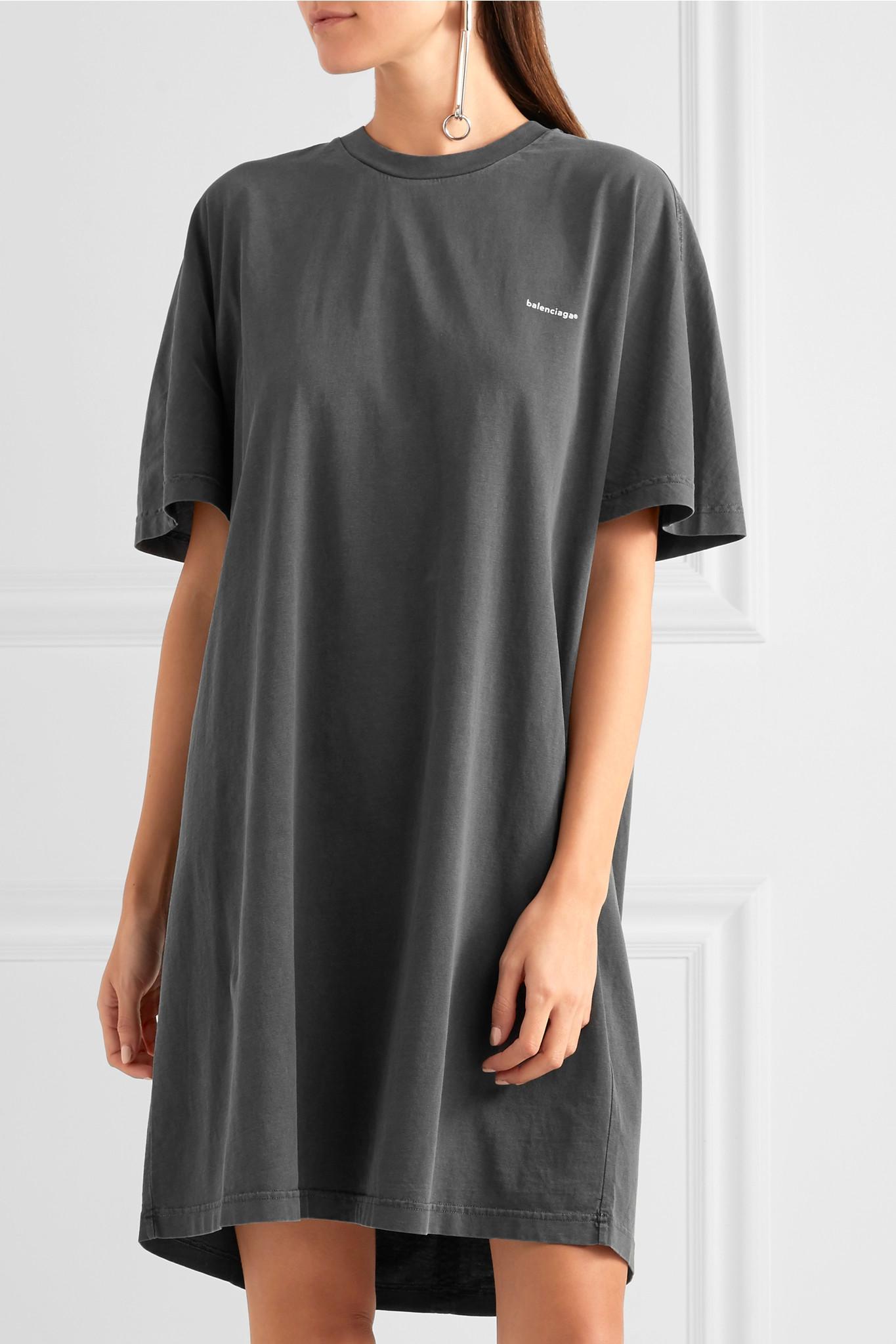 balenciaga tshirt dress