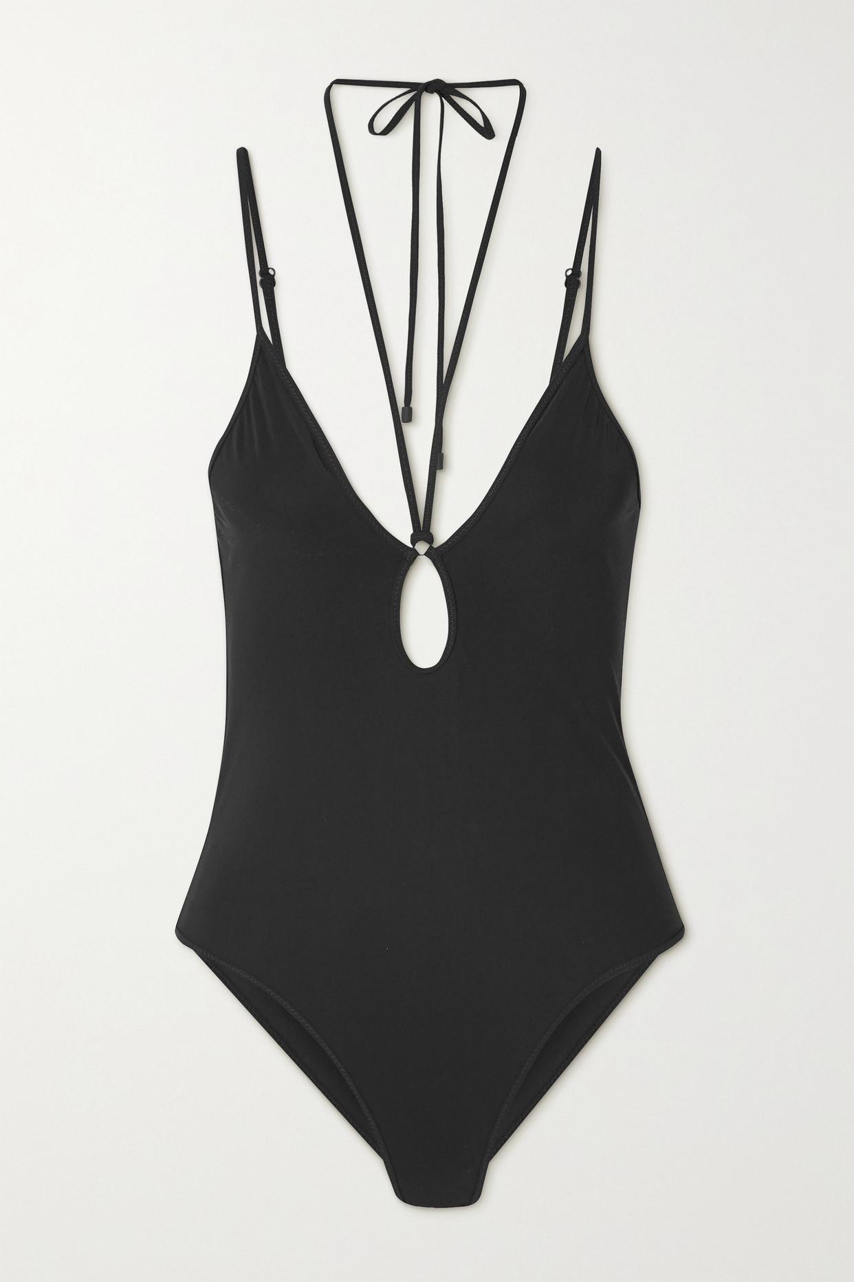 Zimmermann Jeannie Cutout Swimsuit in Black Lyst UK