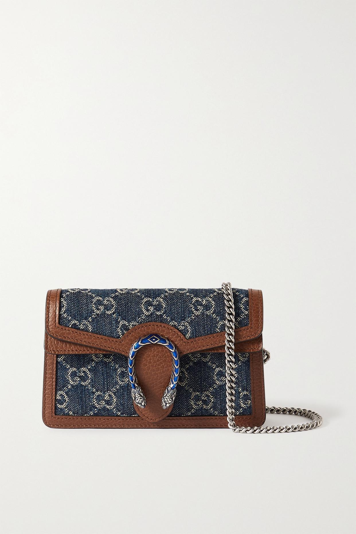 transaktion sneen legation Gucci Dionysus Super Mini Denim Crossbody Bag in Blue | Lyst