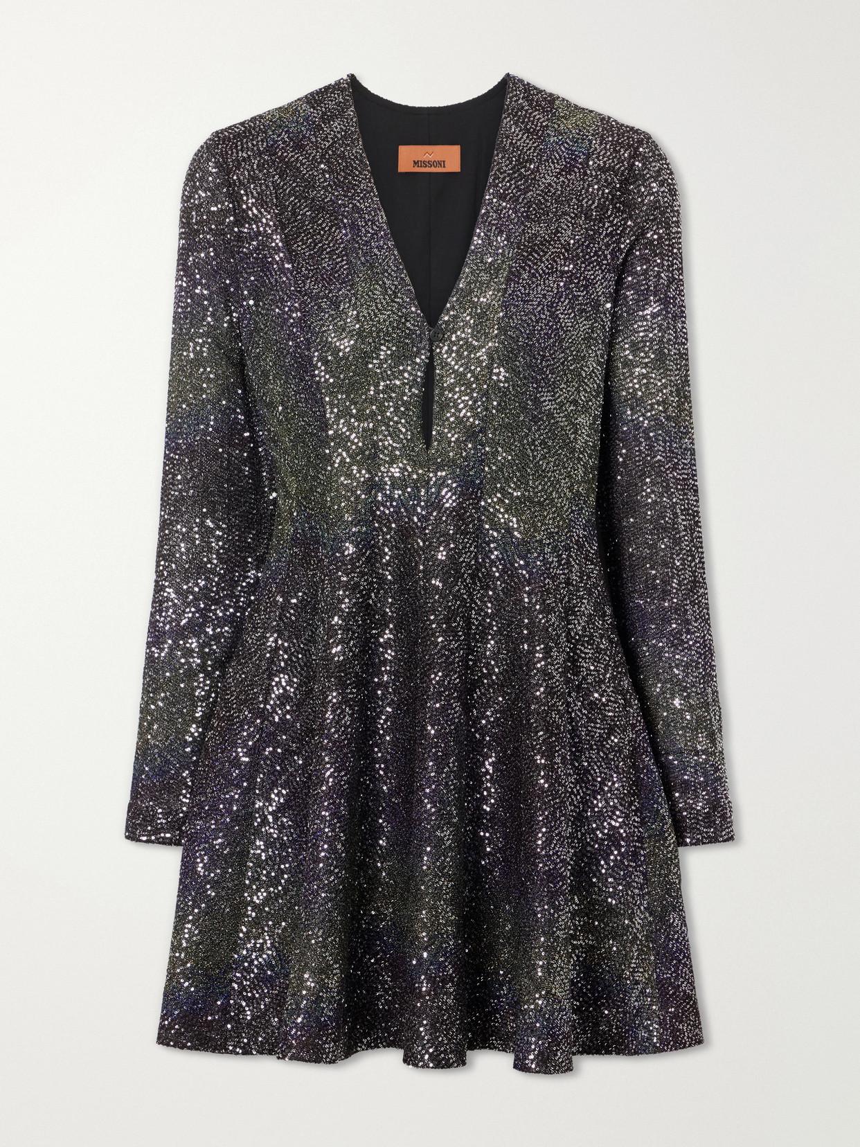 missoni flared dress Missoni Dress Fit and Flare Lush Colors Sleeveless 40