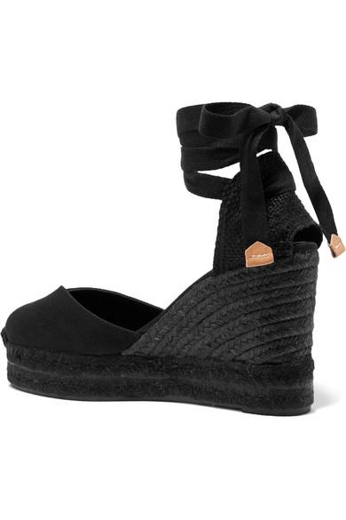 all black wedge espadrilles