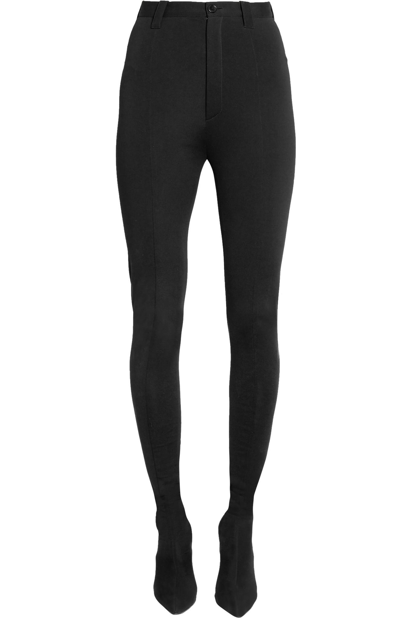 Balenciaga Synthetic Cosmetic Pantashoe Spandex Skinny Pants in Black |  Lyst Canada