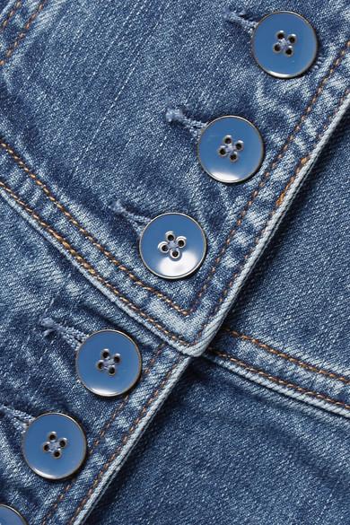 ulla johnson cass denim shorts