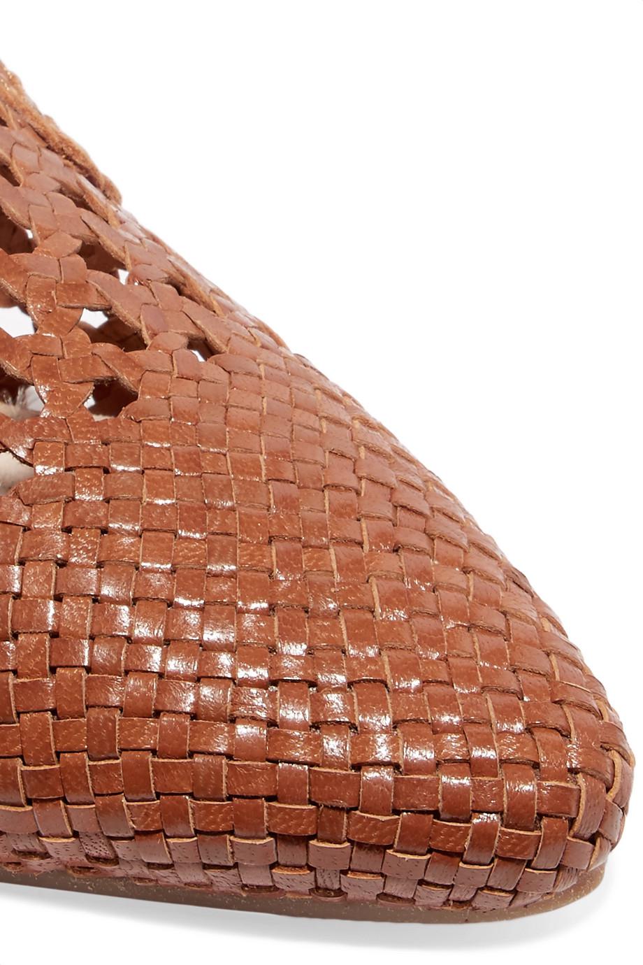 sam edelman navya woven leather slippers