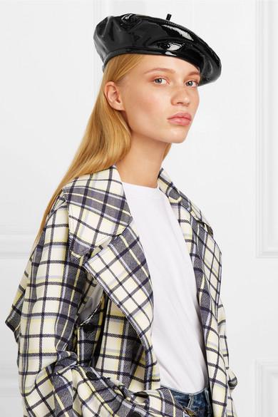 Eugenia Kim Carter Patent-leather Beret 