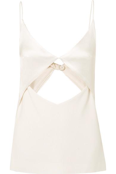 Dion Lee Tessellate Cutout Satin And 