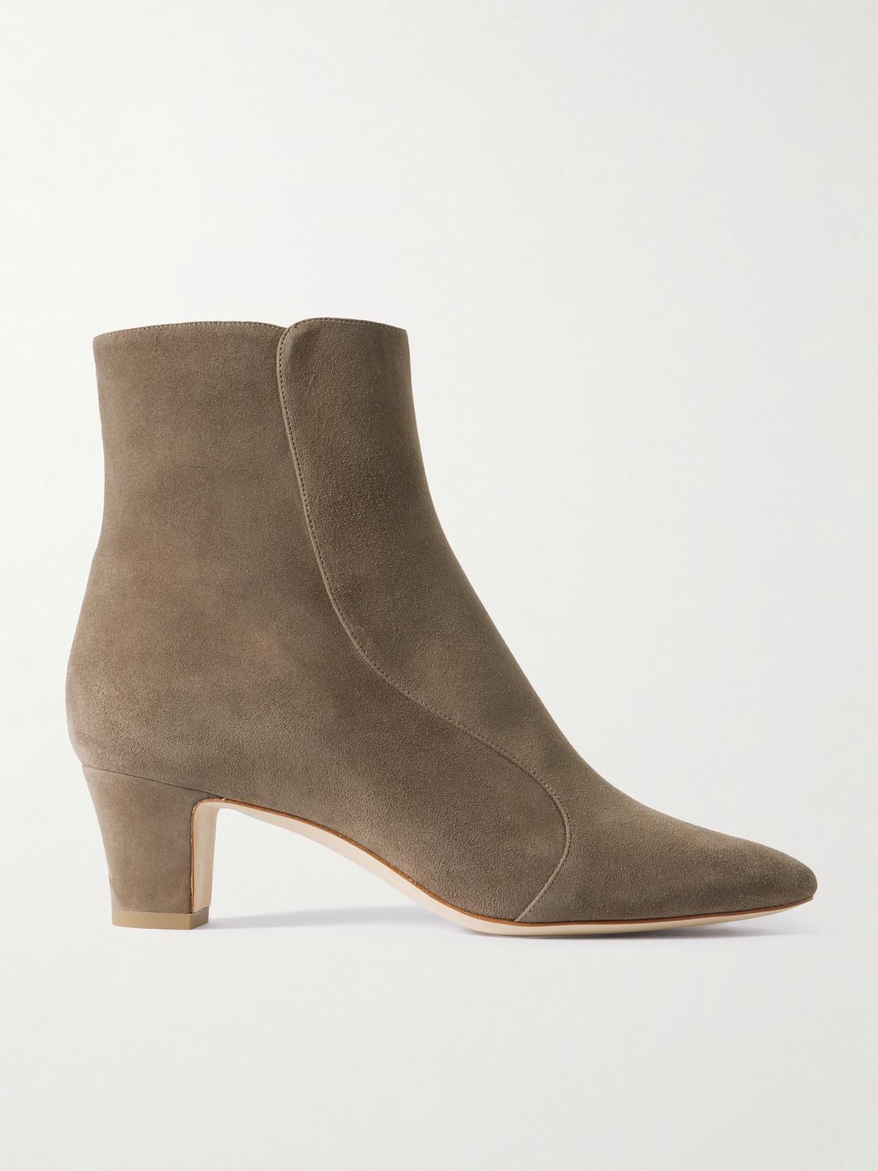 ☆Manolo Blahnik Lugata ミコニア スエード アンクルブーツ Manolo Blahnik(マノロブラニク) suade(スエード) ブーツ