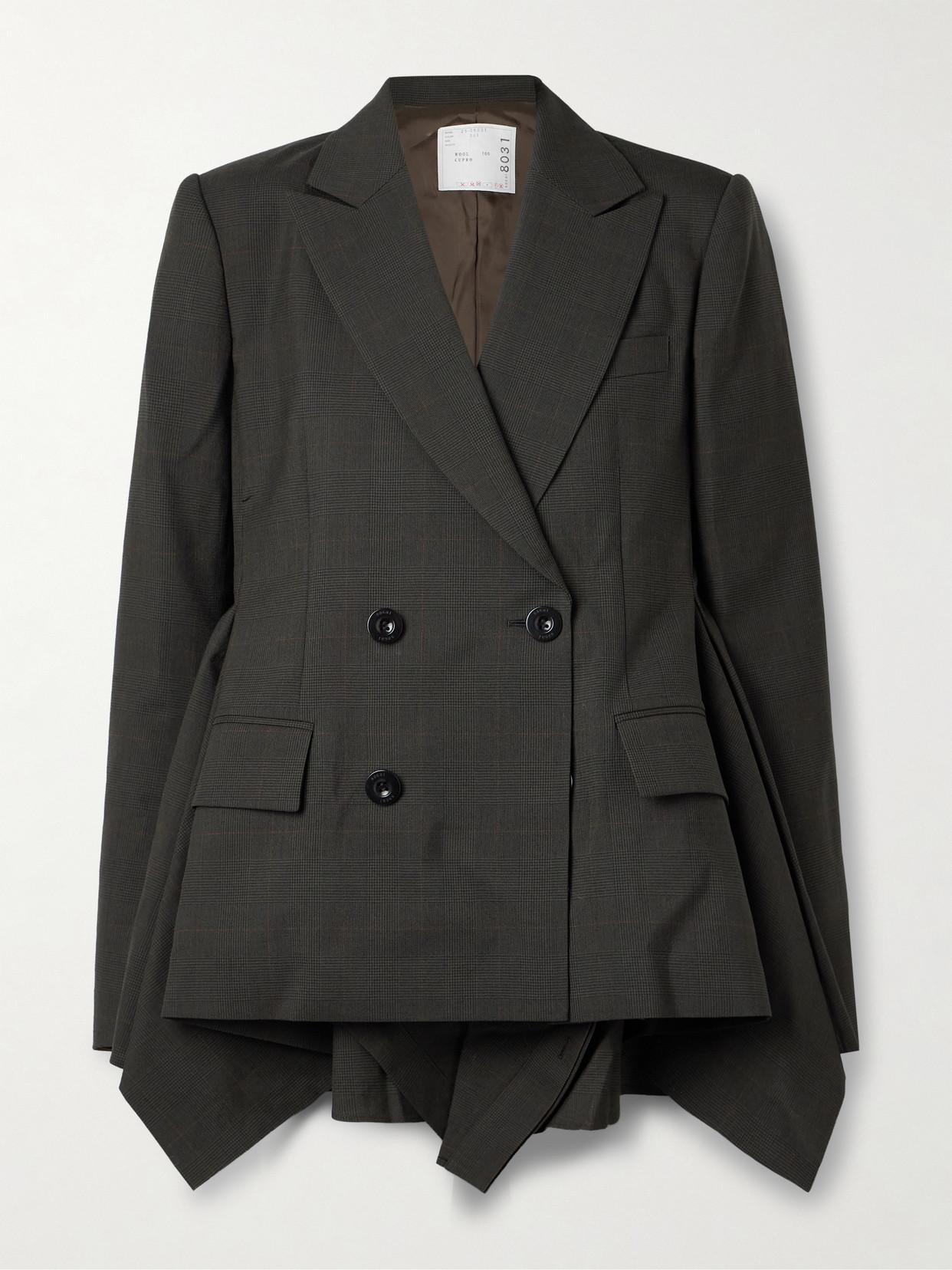 コート Sacai Balzer double-breasted wool and silk SACAI Double-Breasted Wool Blazer | Holt Renfrew