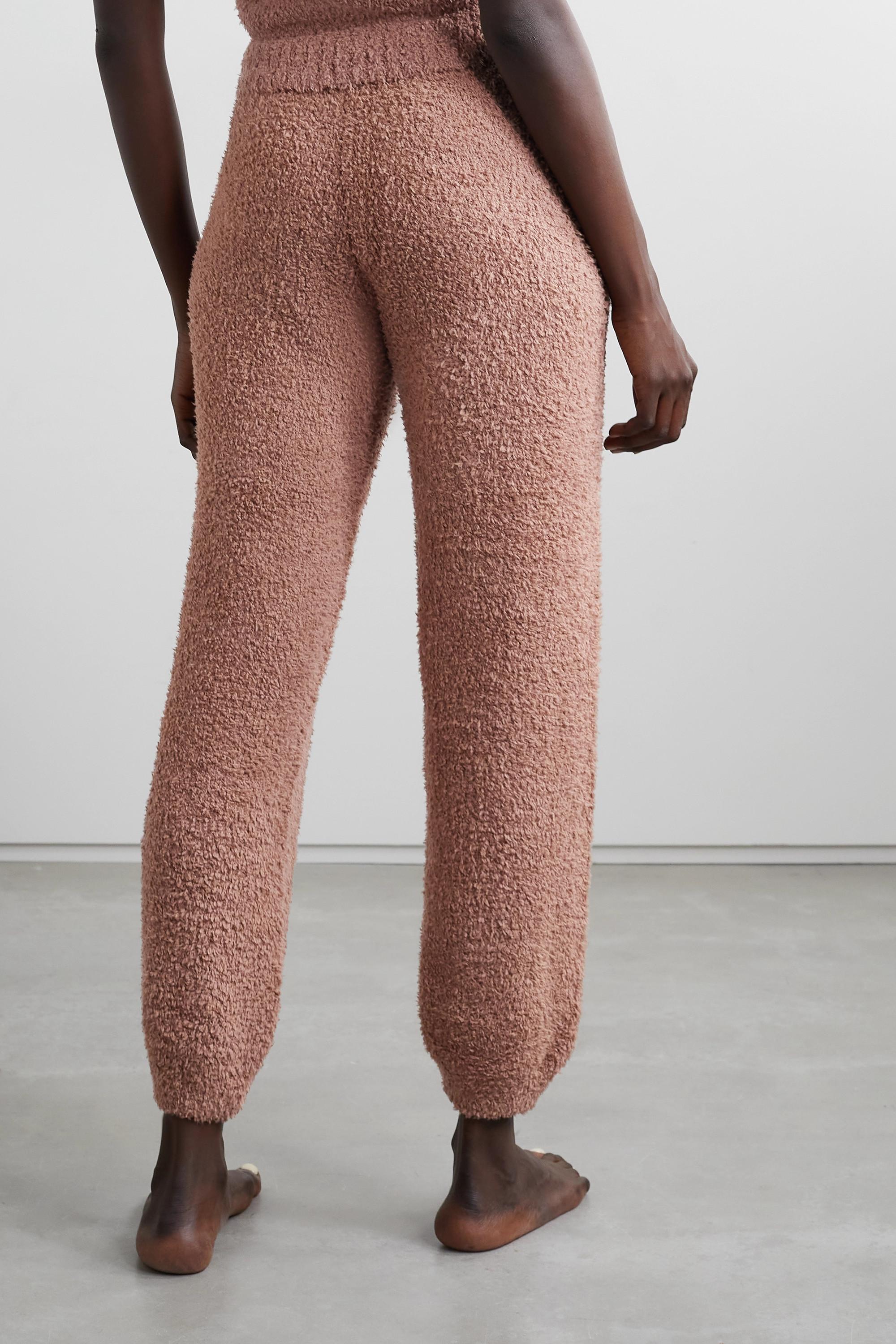 Skims Cozy Knit Bouclé Track Pants in Pink | Lyst Australia