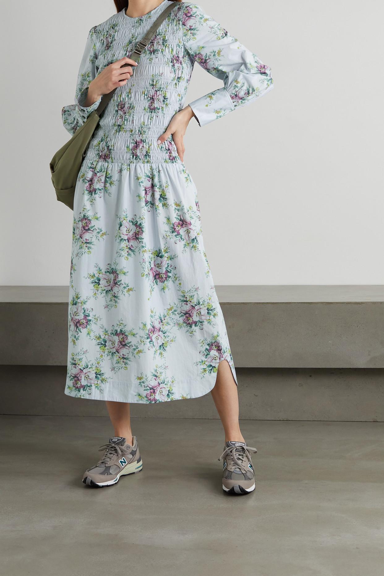 Organic Cotton-poplin Midi Dress 