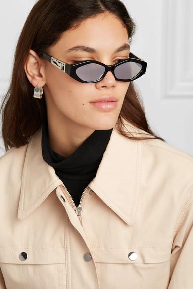 Le Specs Womens Luxe Petit Panthère Sunglasses Black