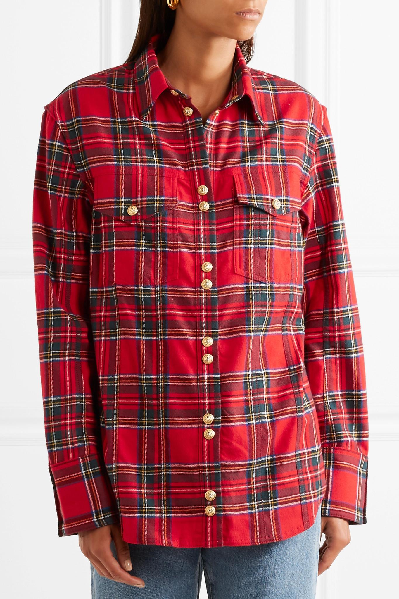 balmain button shirt