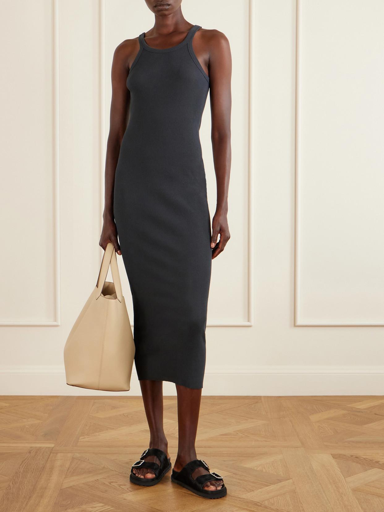 Designer Ribbed Midi Tank Dresses for Women - Up to 60% off | Lyst