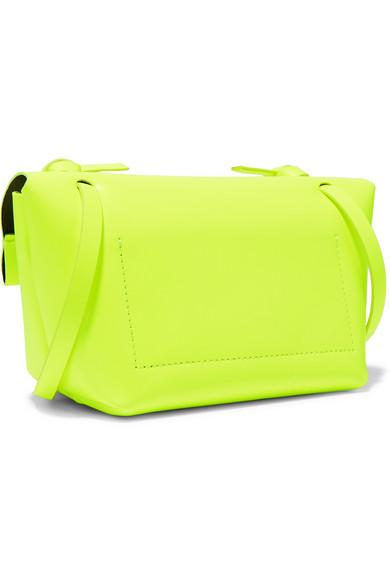 neon leather bag