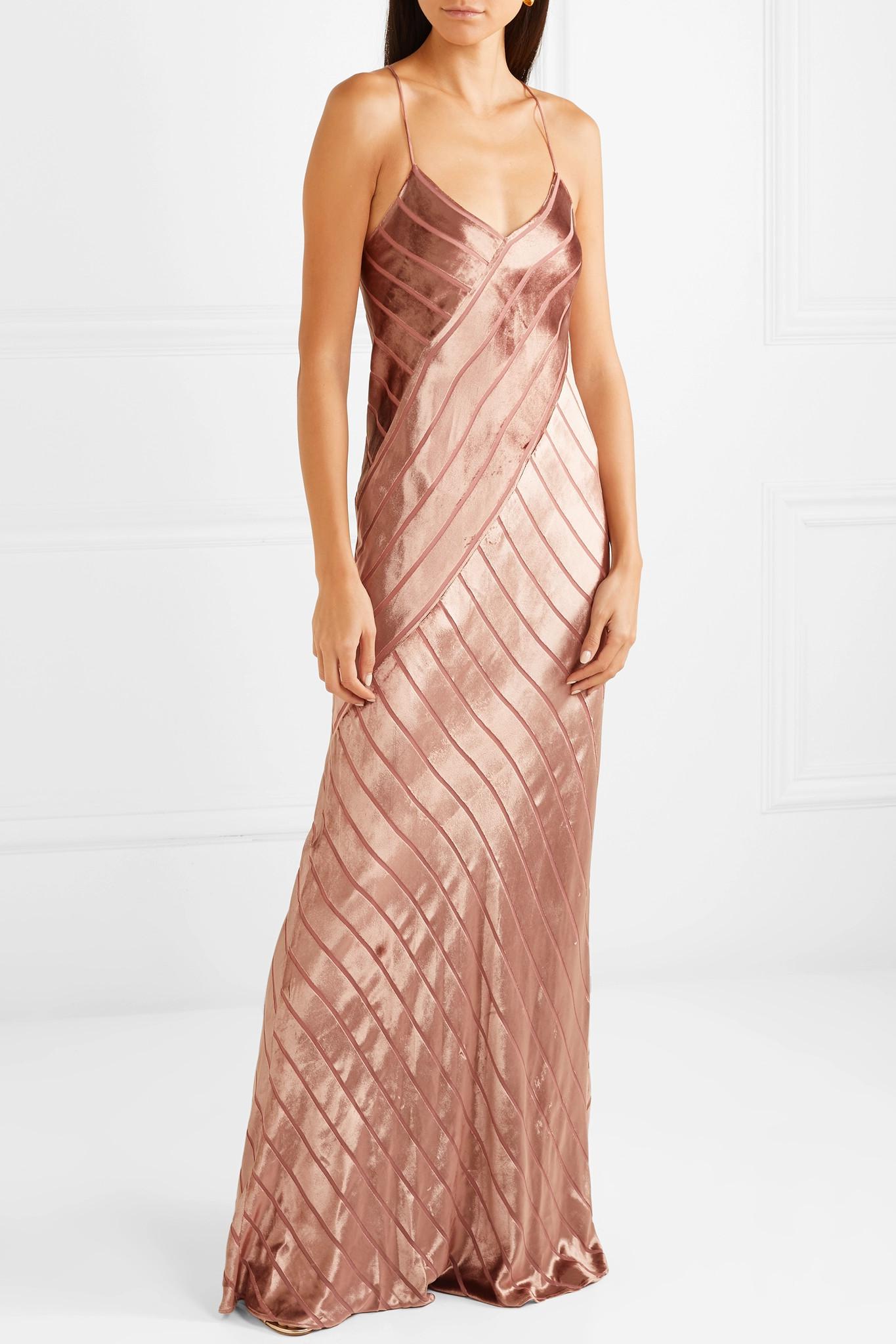 michelle mason pink dress