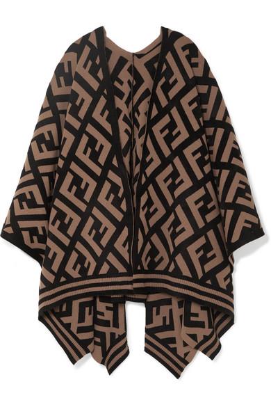 fendi monogram poncho