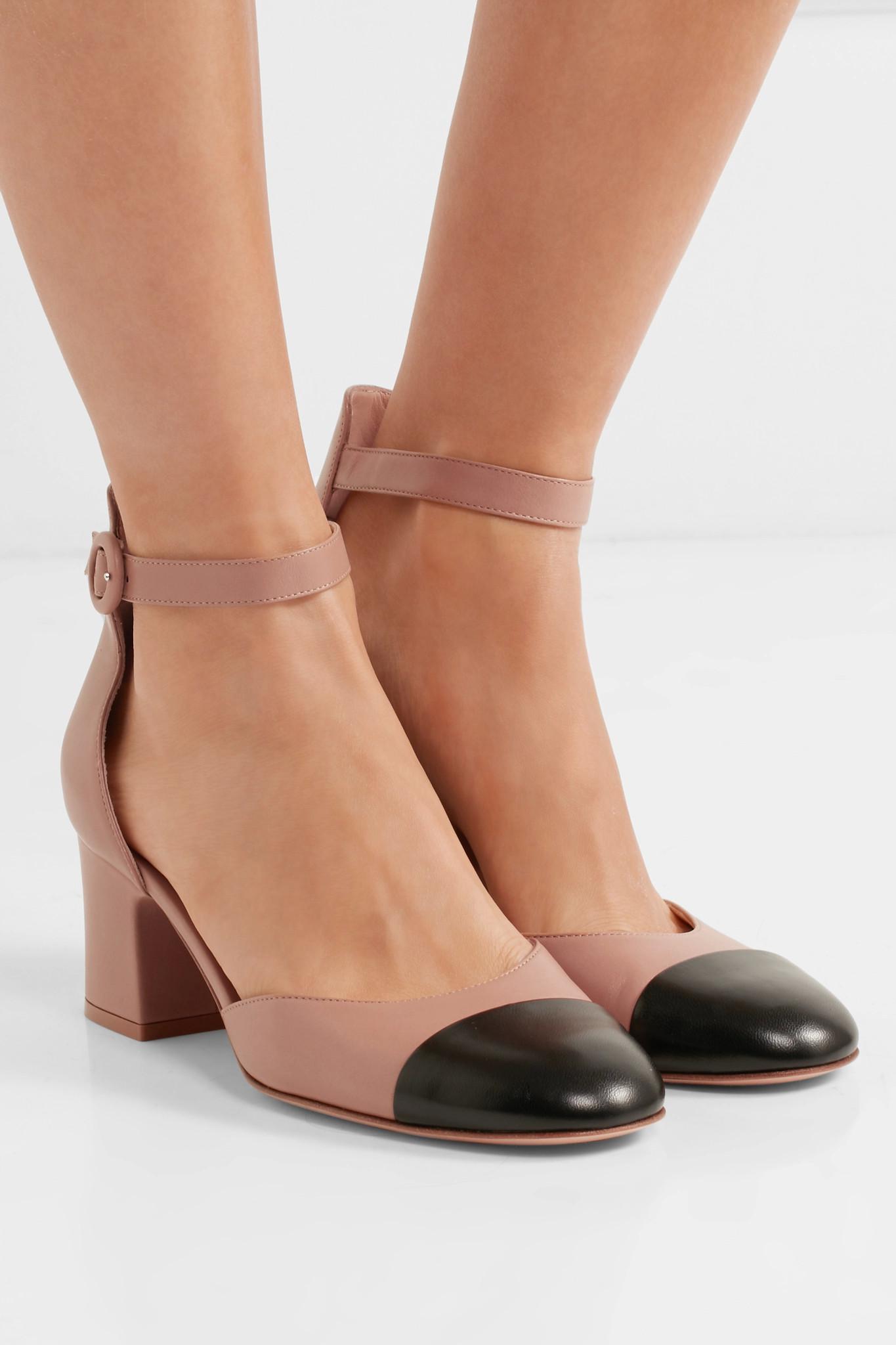 gianvito rossi two tone boots