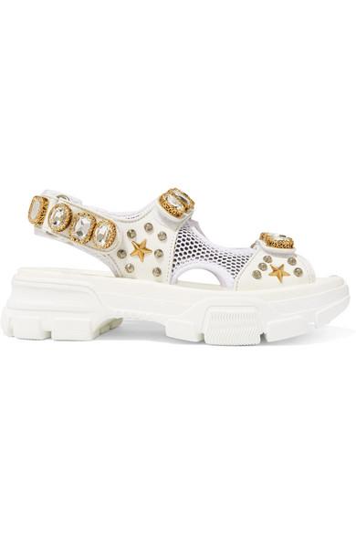 gucci sandals crystal