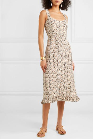 faithfull the brand yasmin midi dress