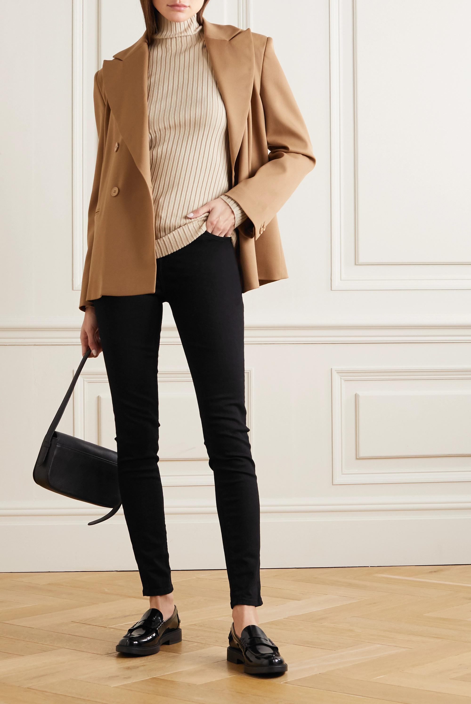 Maria High-rise Skinny Jeans in Black 