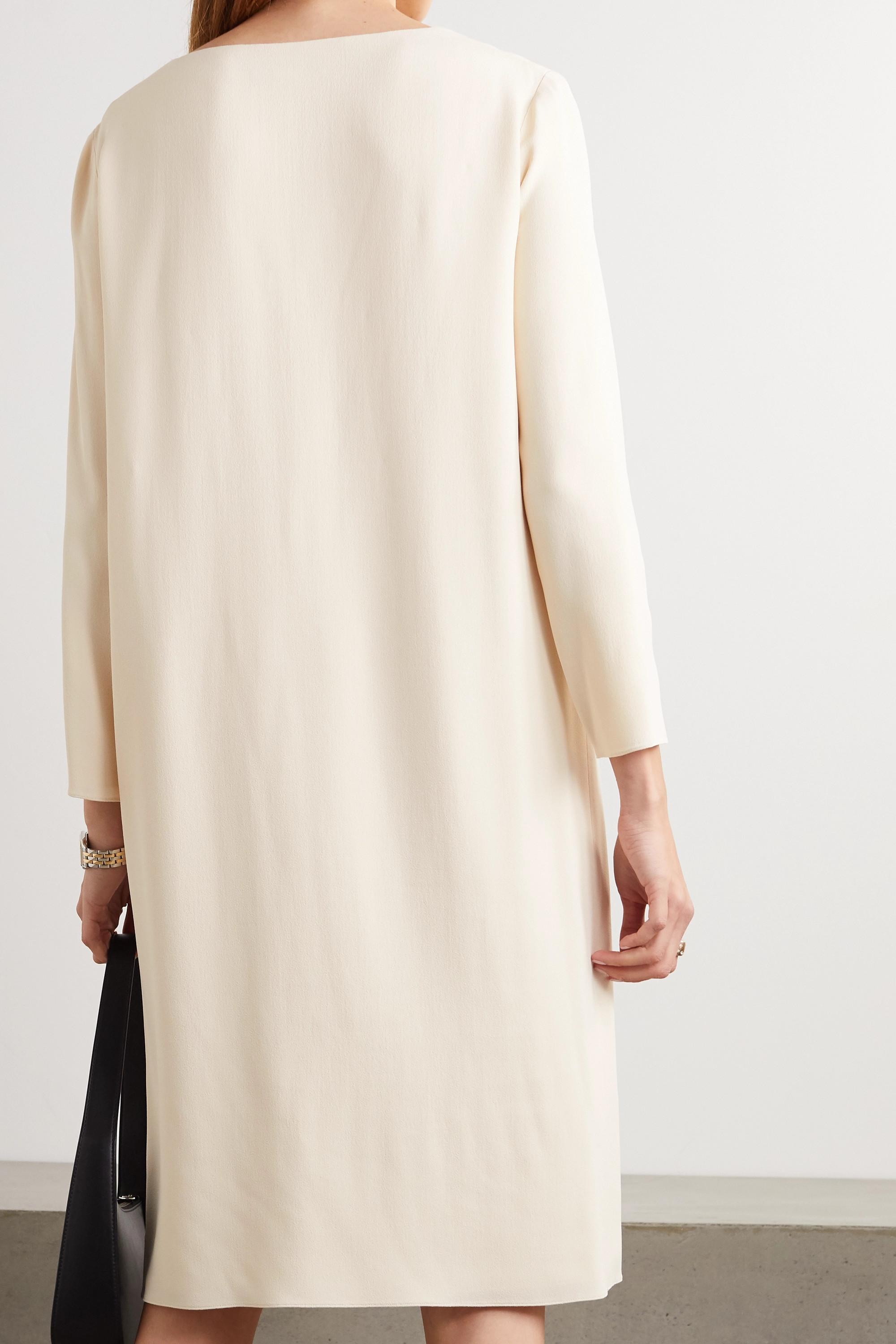 The Row Larina Crepe Tunic Dress in 