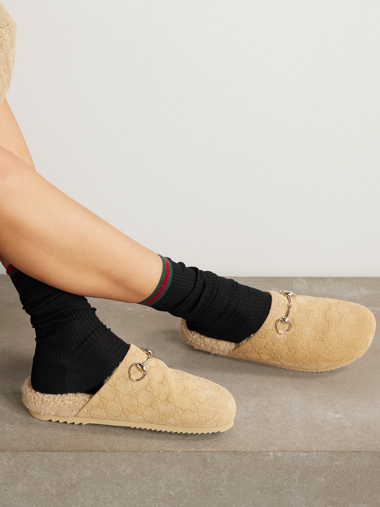 Gucci Striped Ribbed Cotton-Jersey Socks in Black Lyst UK