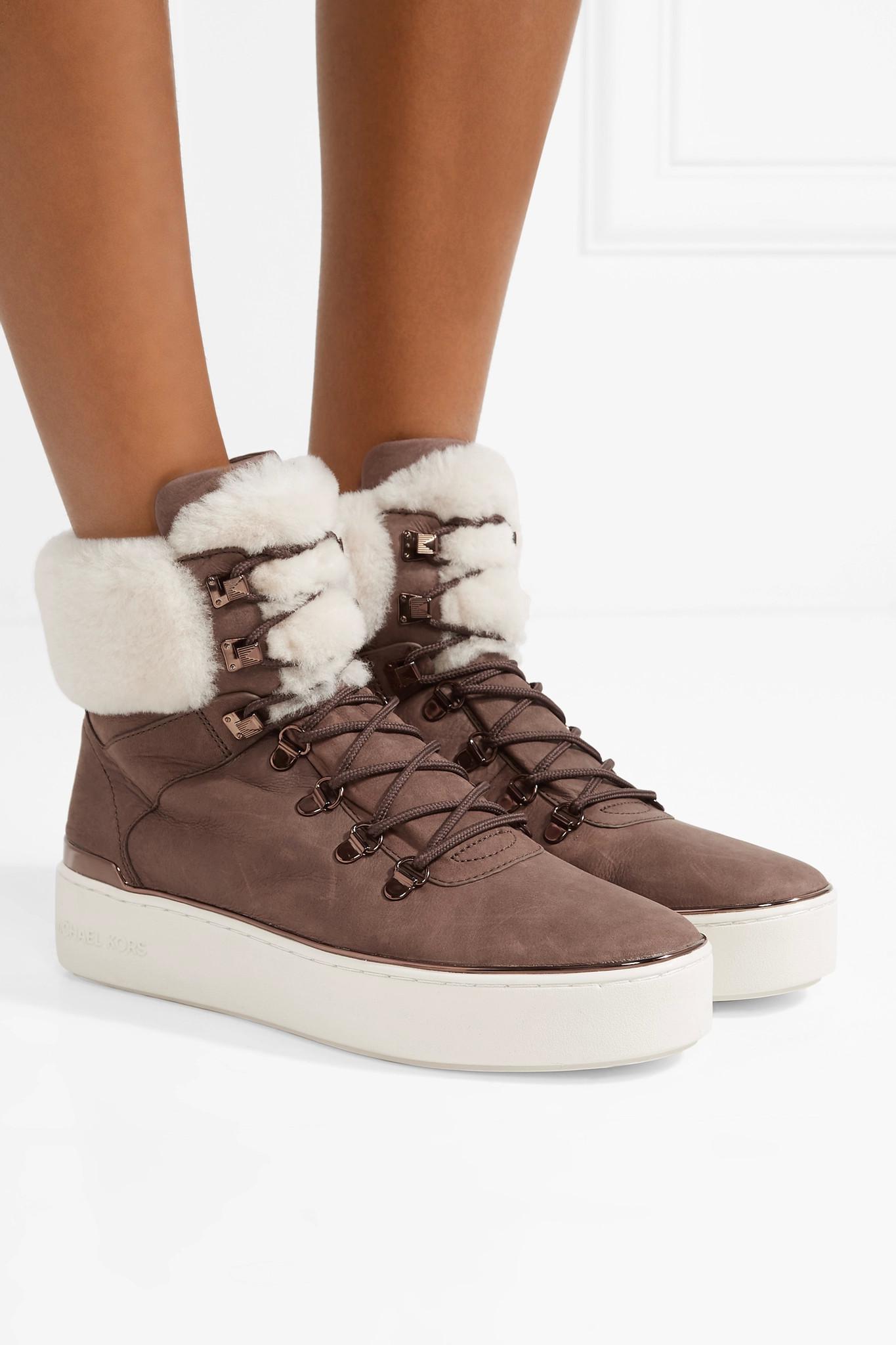 michael kors kyle hiker boots