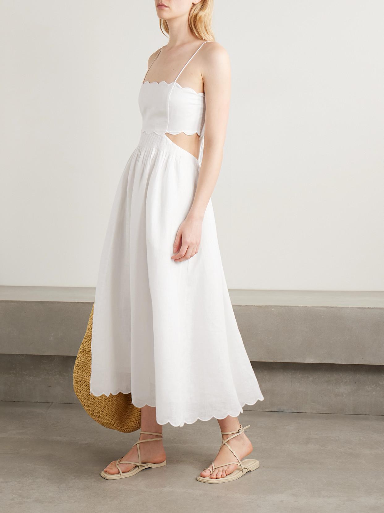 zimmermann white midi dress Zimmermann, Wonderland corset midi dress Wedding Dress Save 73%